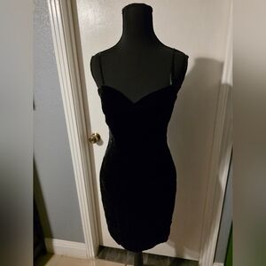 The Limited Black Velvet Dress Size 8